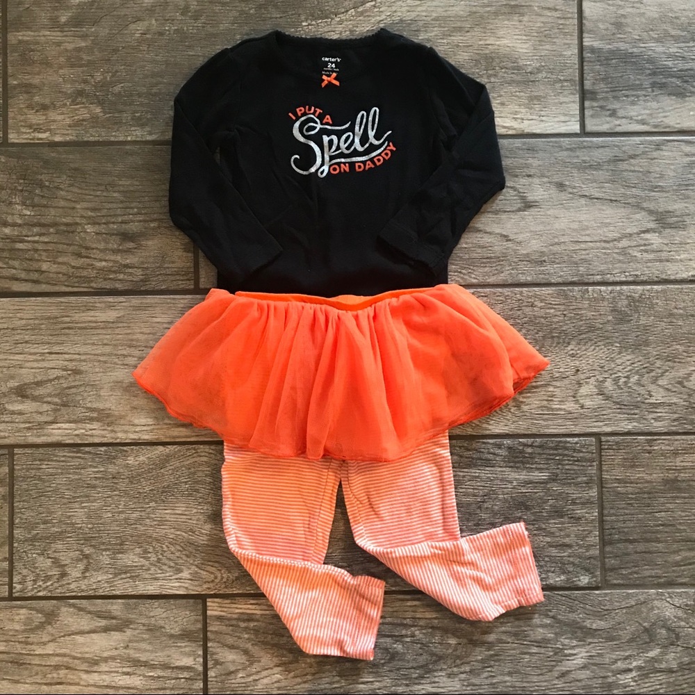 🧡🖤 Girl’s Halloween Outfit [24 months]